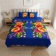 Rayon Bedsheet Hand Painted Floral Design